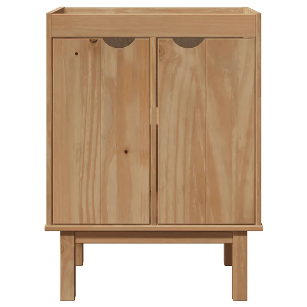 Set Mobili da Bagno 3 pz OTTA in Legno Massello di Pino 3307682