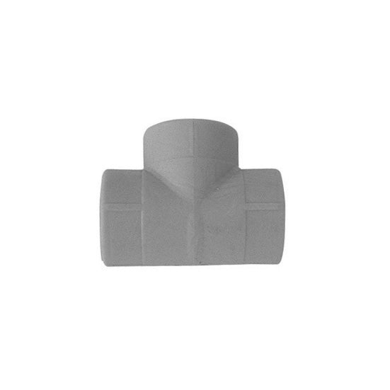 TEE A 90  ° LISCIO IN POLIPROPILENE- Diam. 25 Grigio- DH- pezzi 1