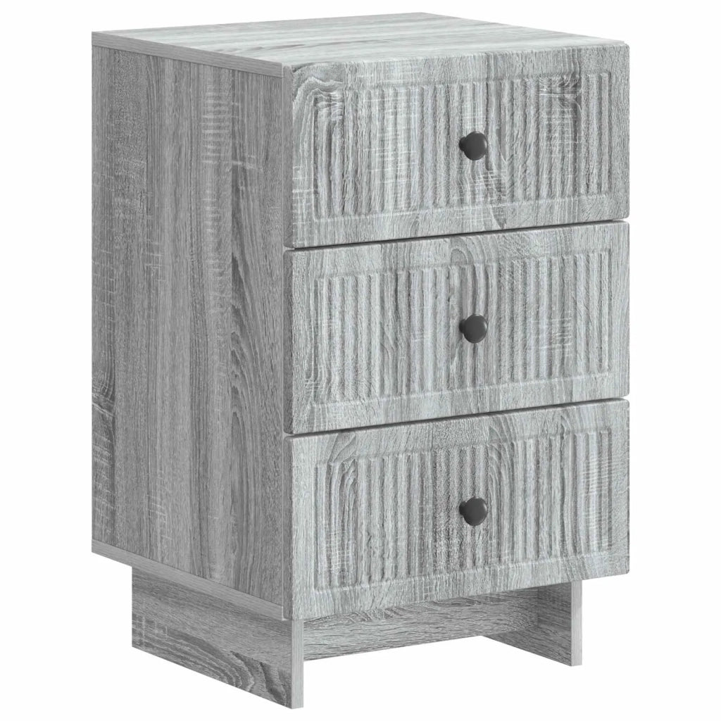 Armadio da Notte con cassetto Grigio Sonoma 43 x 41 x 66,5 cm 893871