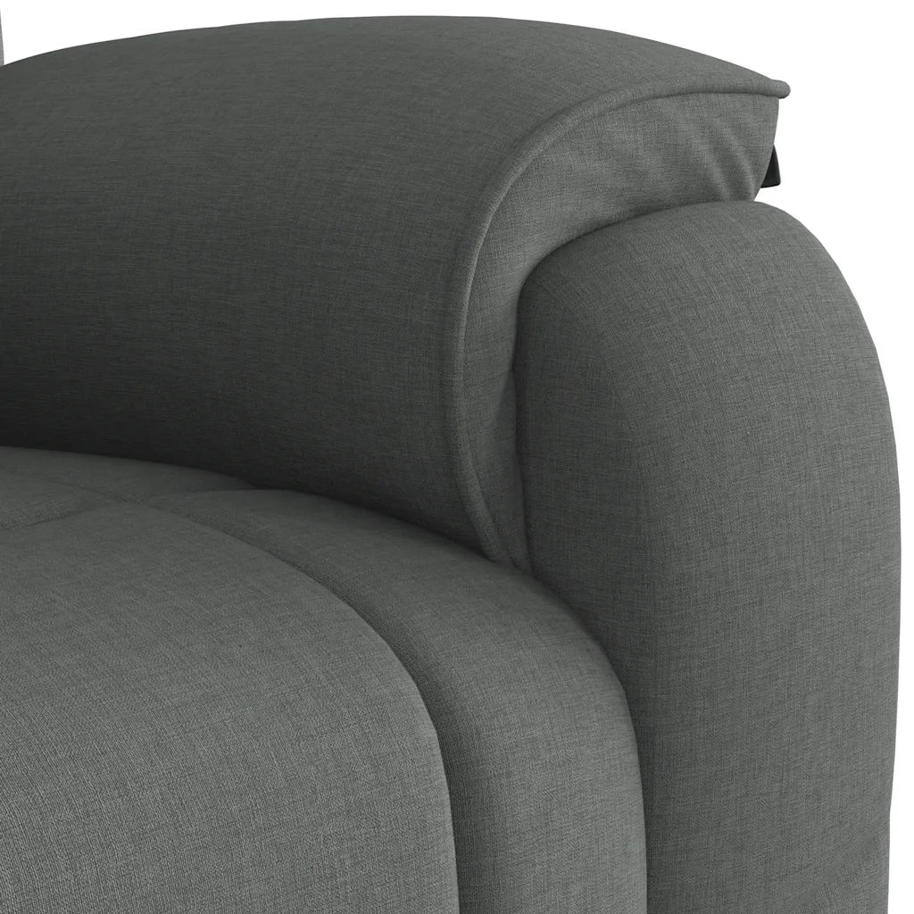 Poltrona reclinabile in Tessuto Grigio Scuro 3303554