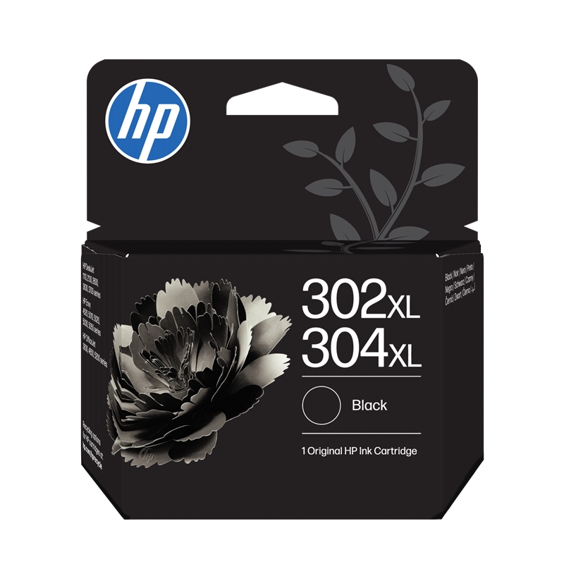 ORIGINAL HP Cartuccia d'inchiostro nero B7RT9AE 302 XL / 304 XL ~300 Seiten Cartuccia di inchiostro nero originale HP 302XL/304XL