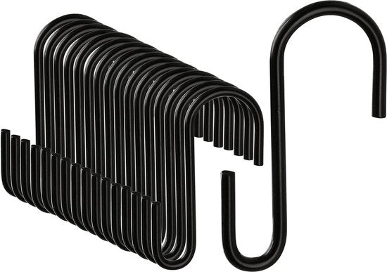 Haken S-Vormigi Robusti in Acciaio per Semplice Appendi in Casa e Giardino