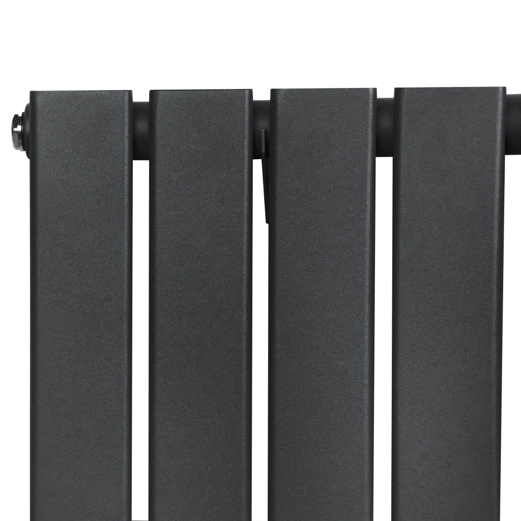 Radiatore Orizzontale Design Piatto Colonna Singola Antracite 600x1190 mm