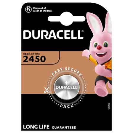 PILA A BOTTONE '2450' Blister 1 pezzo - 10 pezzi- DURACELL