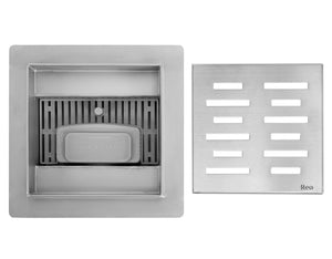 Scarico Lineare Rea Line Nickel Brush 12x12