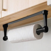 Supporto per carta da cucina per fissaggio a parete, lega di alluminio, 31,8 cm, supporto per carta da cucina per bagno, soggiorno, senza perforazione
