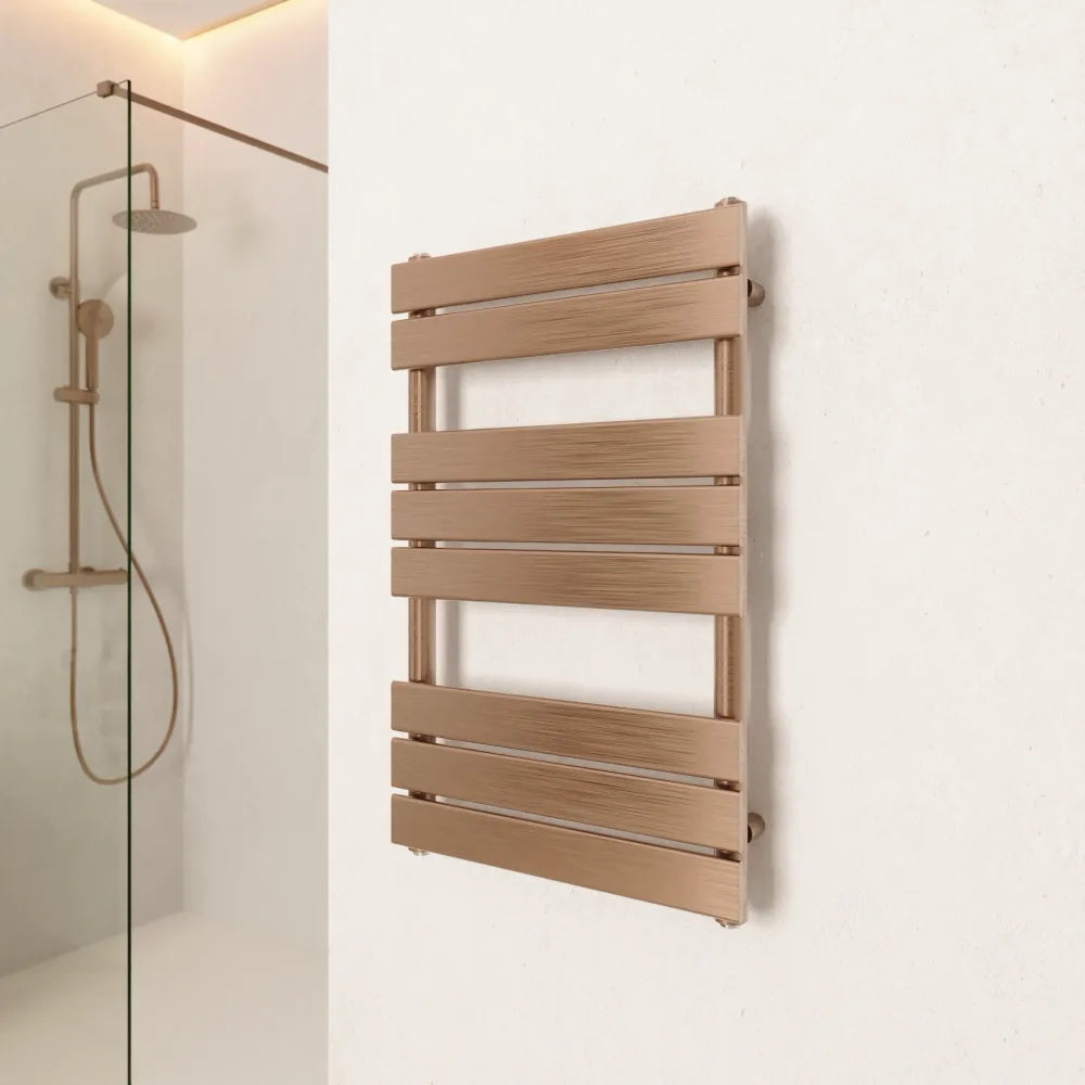 Termoarredo idraulico 800x500 oro rosa interasse 450 | Andromeda