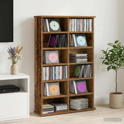 Mobile per CD Legno antico 60 x 17 x 92 cm Legno ingegnerizzato 8012742
