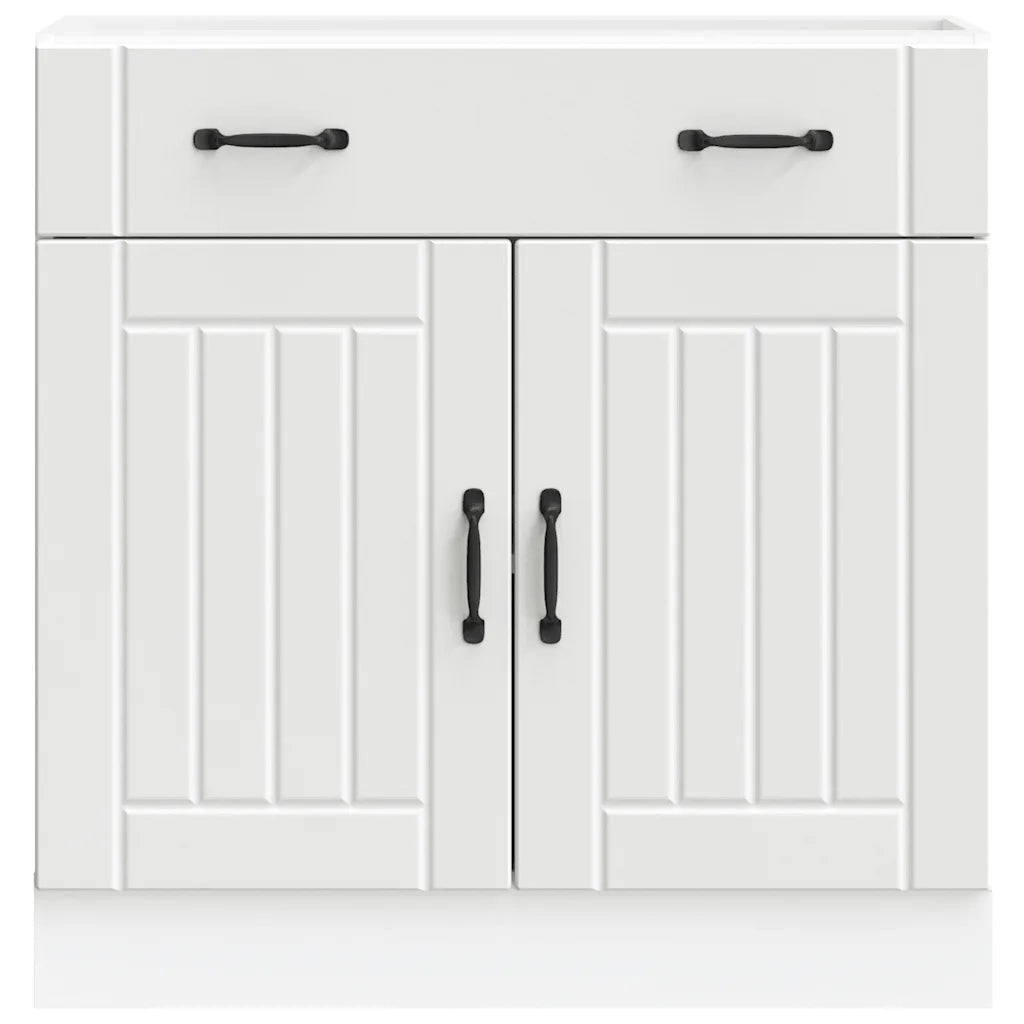 Base da Cucina Lucca Bianco in Legno Multistrato