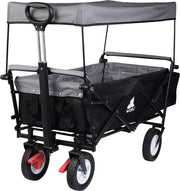 Carrello Opportuno Portatile - 100L - 80kg - Manubrio Regolabile - Gomme Anti Perdita - Nero