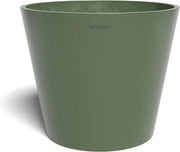 Vaso conico in plastica oliva 31 cm di diametro - 256 cm di altezza, codice VP013004