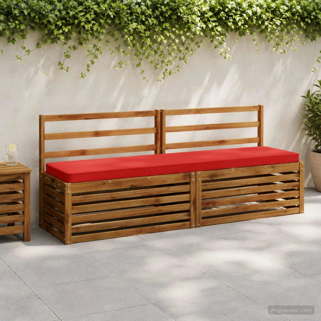 Cuscino per Panchina a 1 Pezzo VUGHT 100% Poliestere Rosso 951508