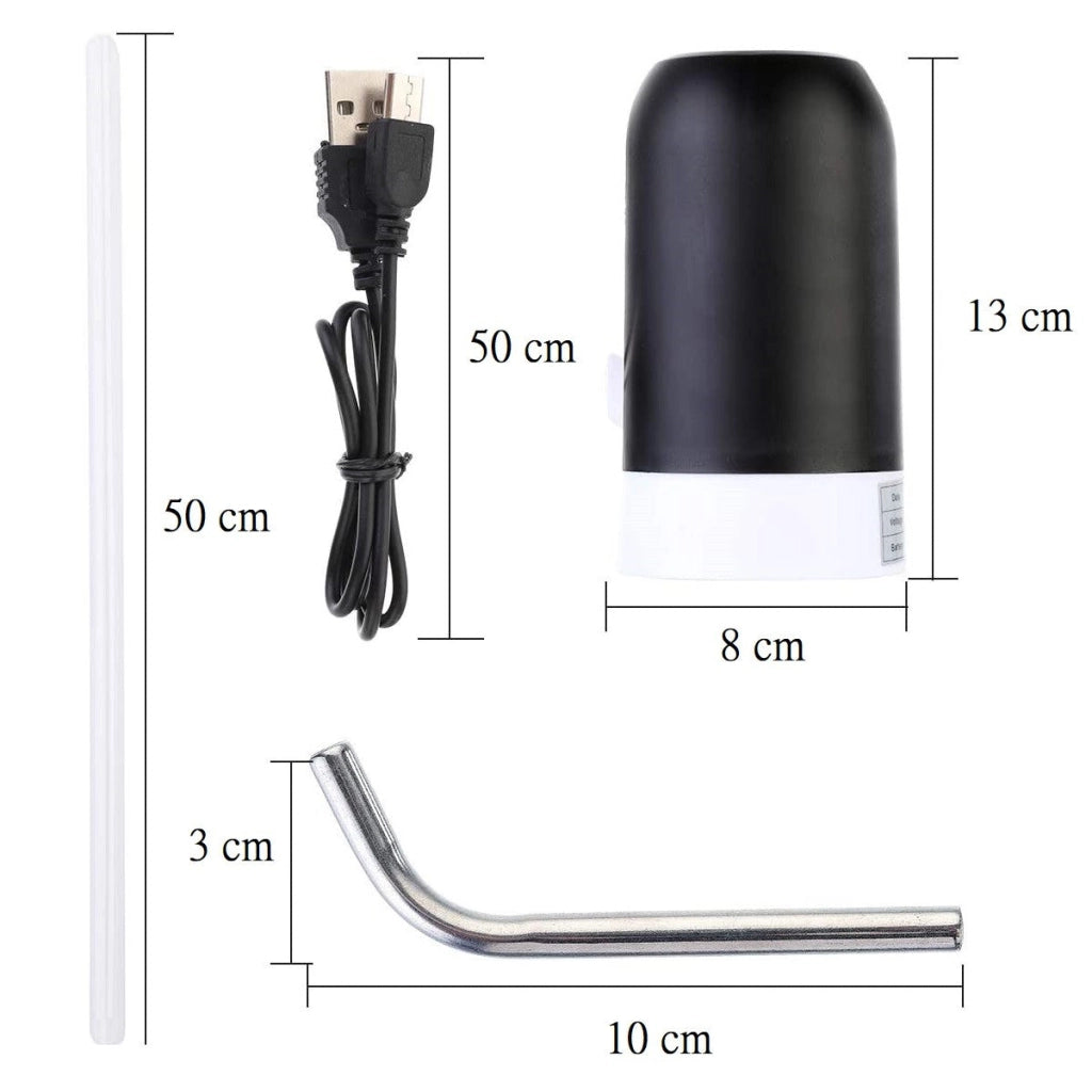 Dispenser Automatico Ricaricabile USB per Acqua Pompa Portatile per Bottiglie