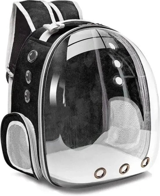 Porta animali trasparente - Porta animali - Borsa per gatti - Borsa per animali - Mandata per animali - Mandata per gatti - Mandata per viaggio - Con aperture per respirazione