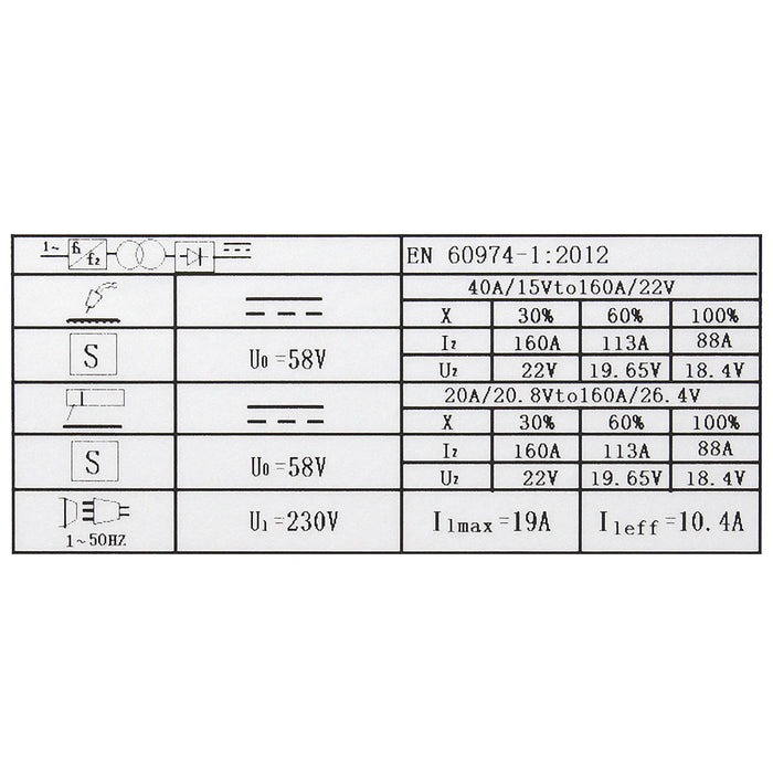 Saldatrice inverter iGBT per saldatura MIG/MMA con filo pieno ed elettrodi