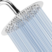 Doccia a Parete 20 cm - RVS 304 - doccia comoda a bassa pressione - montaggio a parete/plafone - cromato