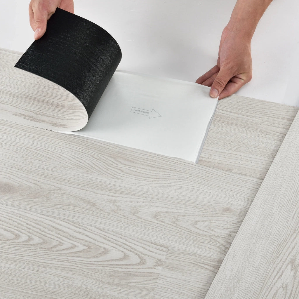 Pavimento in vinile PVC autoadesivo Valona ​​7 pezzi 0,975 m² rovere sbiancato 03_0007250