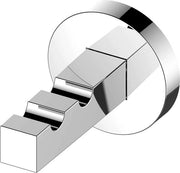Doppia gruccia per asciugamani in metallo lucido verniciato - asciugamani per bagno con due ganci - da fissare con chiodi o da colla - ganci per parete Edition 90