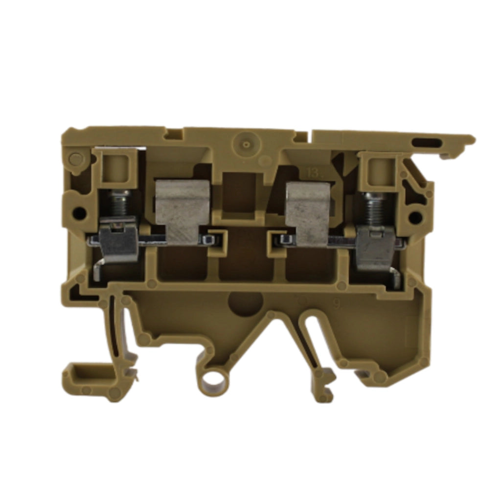 Morsetto componibile portafusibile beige 2,5mmq 1 piano 2cond Weidmuller