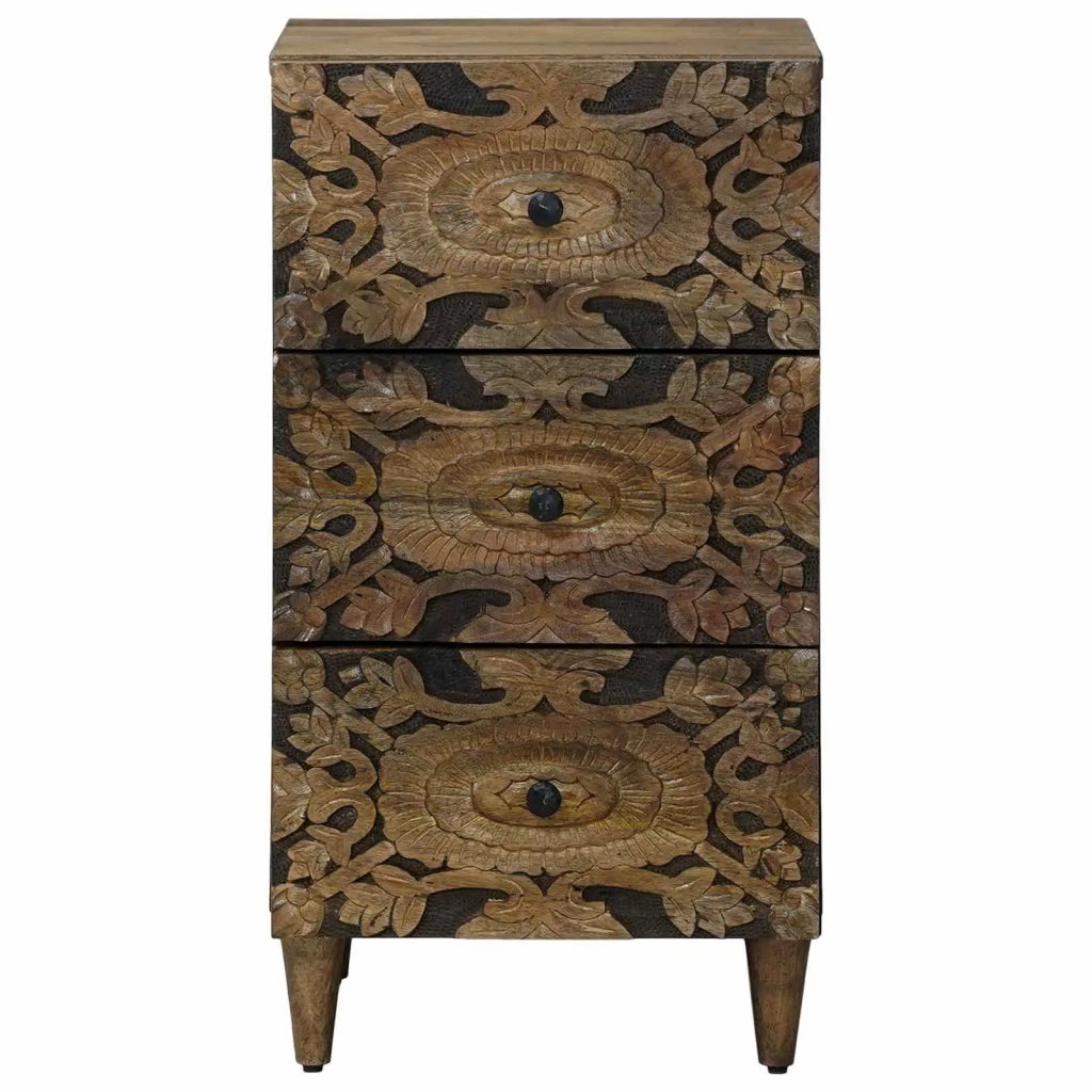 Credenza Marrone 40 x 33,5 x 75 cm Legno di mango massello 4018355