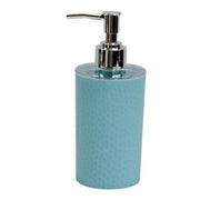 Trade Shop - Dispenser Sapone Liquido Lavandino Azzurro Lavorato Accessori Arredo Bagno 79793 -