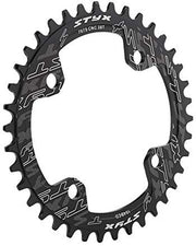 Sincrocatena - Singolo - BMX - Leggero - Nero o Rosso - Alluminio - Adatto per MTB e biciclette da corsa - 104