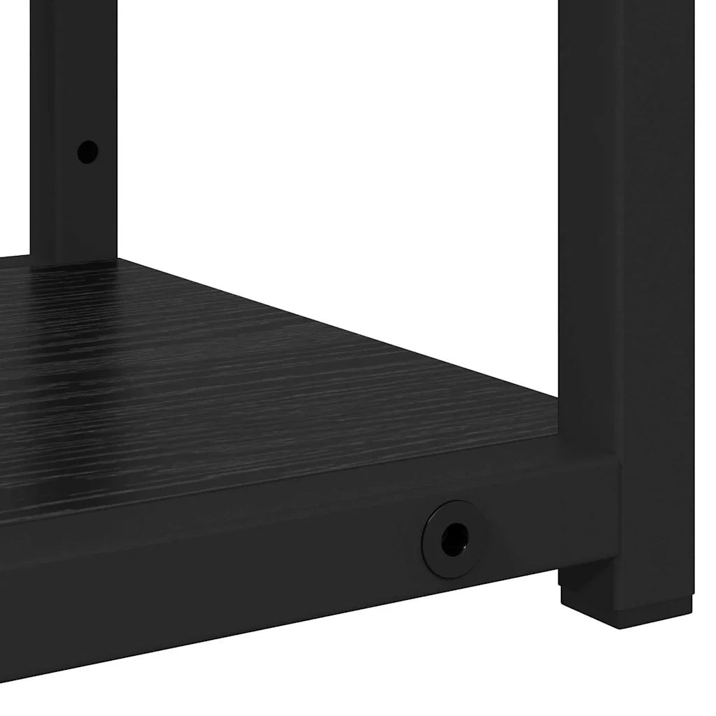 Scaffale da parete A parete Rovere Nero 60 x 21 x 78,5 cm 882792