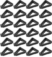 Set di supporti per vasi da fiore in plastica - 24 pezzi - Stivabile - Respirante - Duraturo - Adatto per giardino/balcone - Dimensioni 7 x 6 x 1,6 cm - Supporti per vasi da fiore