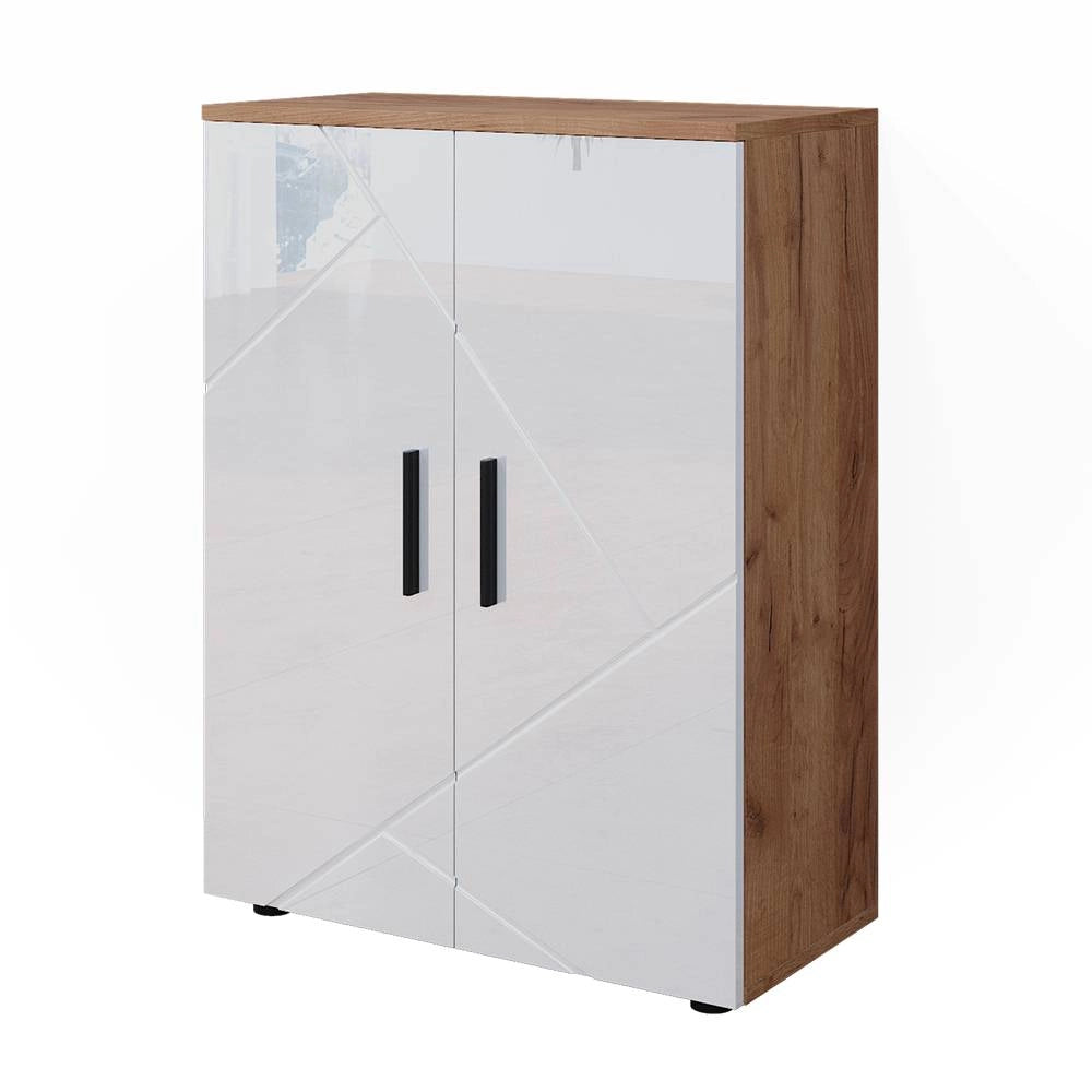 Vicco Mobiletto bagno Rovere Goldkraft/bianco lucido 60 x 81 cm