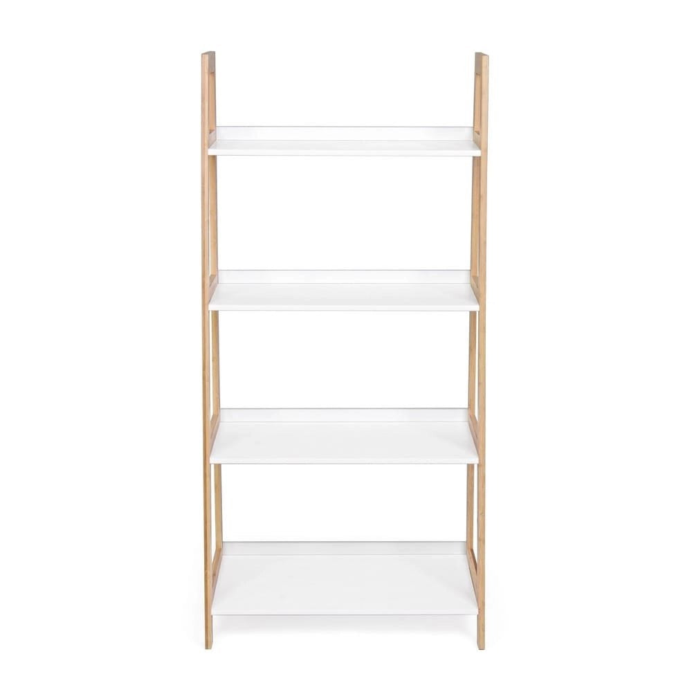 Libreria Legno Marrone Moderna da Interno 4 Piani - HUDSON