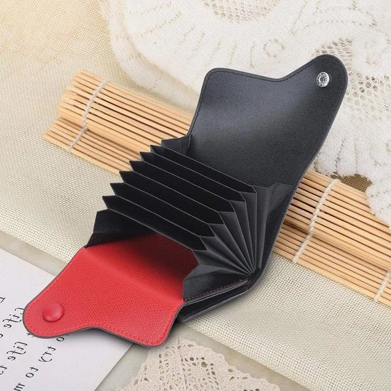 Portafoglio RFID bloccante - Mini Portachiavi - Portamonete portatile - Realizzato in alta qualità PU-pelle - Compatta e Stilosa - Adatto per carte di credito e monete