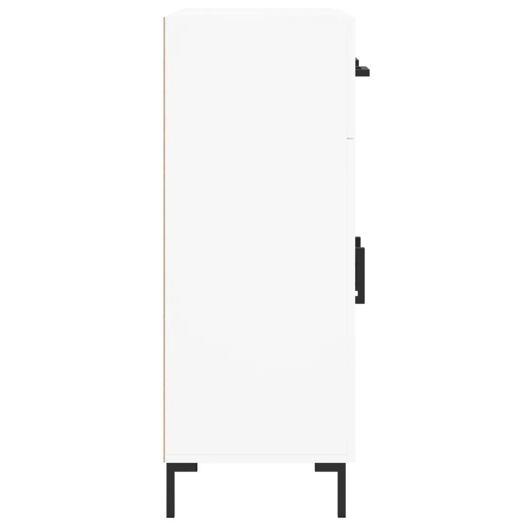 Credenza | Madia | Buffet da pranzo | Armadio da pranzo Bianca 69,5x34x90 cm in Legno Multistrato