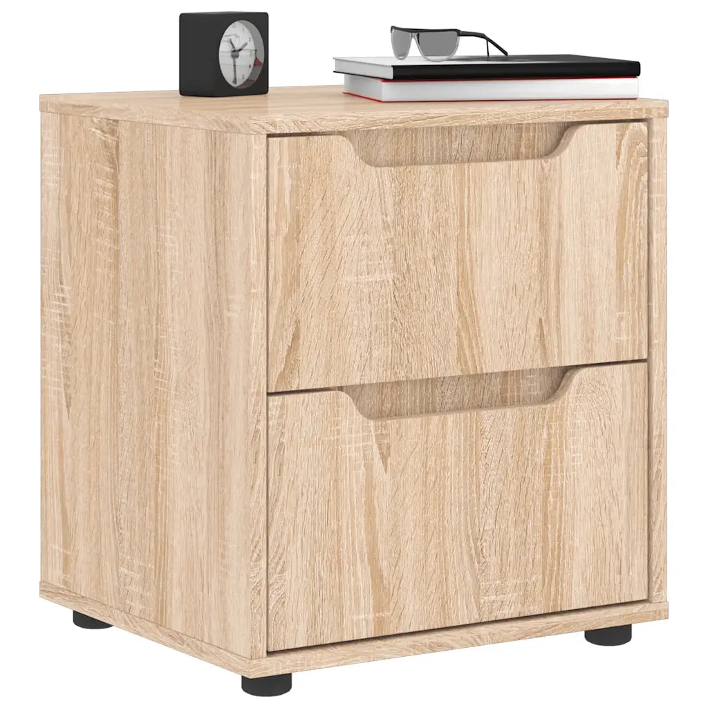 Comodino VISNES Rovere Sonoma 45x40x50 cm in Legno Multistrato 4108283