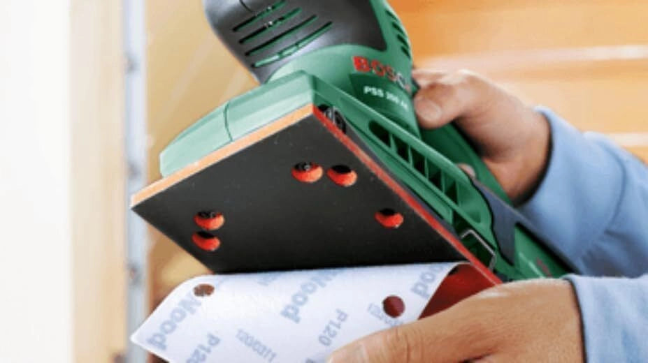 Bosch PSS 250 AE Levigatrice orbitale 24000 OPM Nero, Verde 250 W