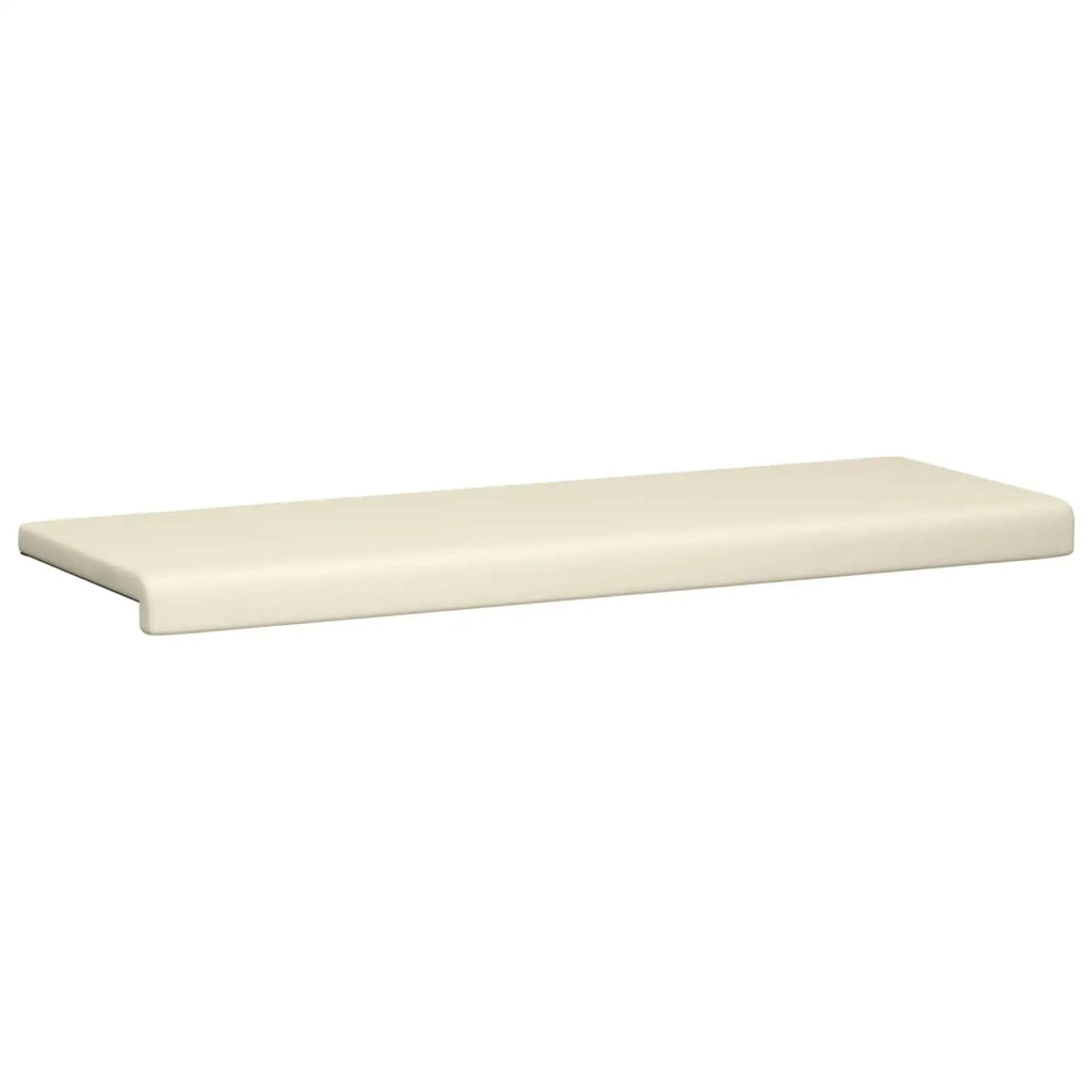 Cuscino per panchina Velvet testurizzato Crema Profondità 35 cm 42043386