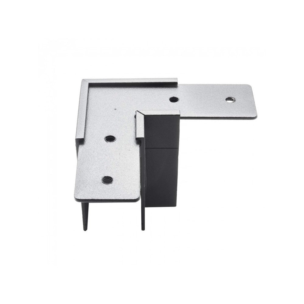 Trade Shop - Connettore Giunzione Angolare Nero Per Collegamento Binario Magnetico Da Esterno Gf-3-l -