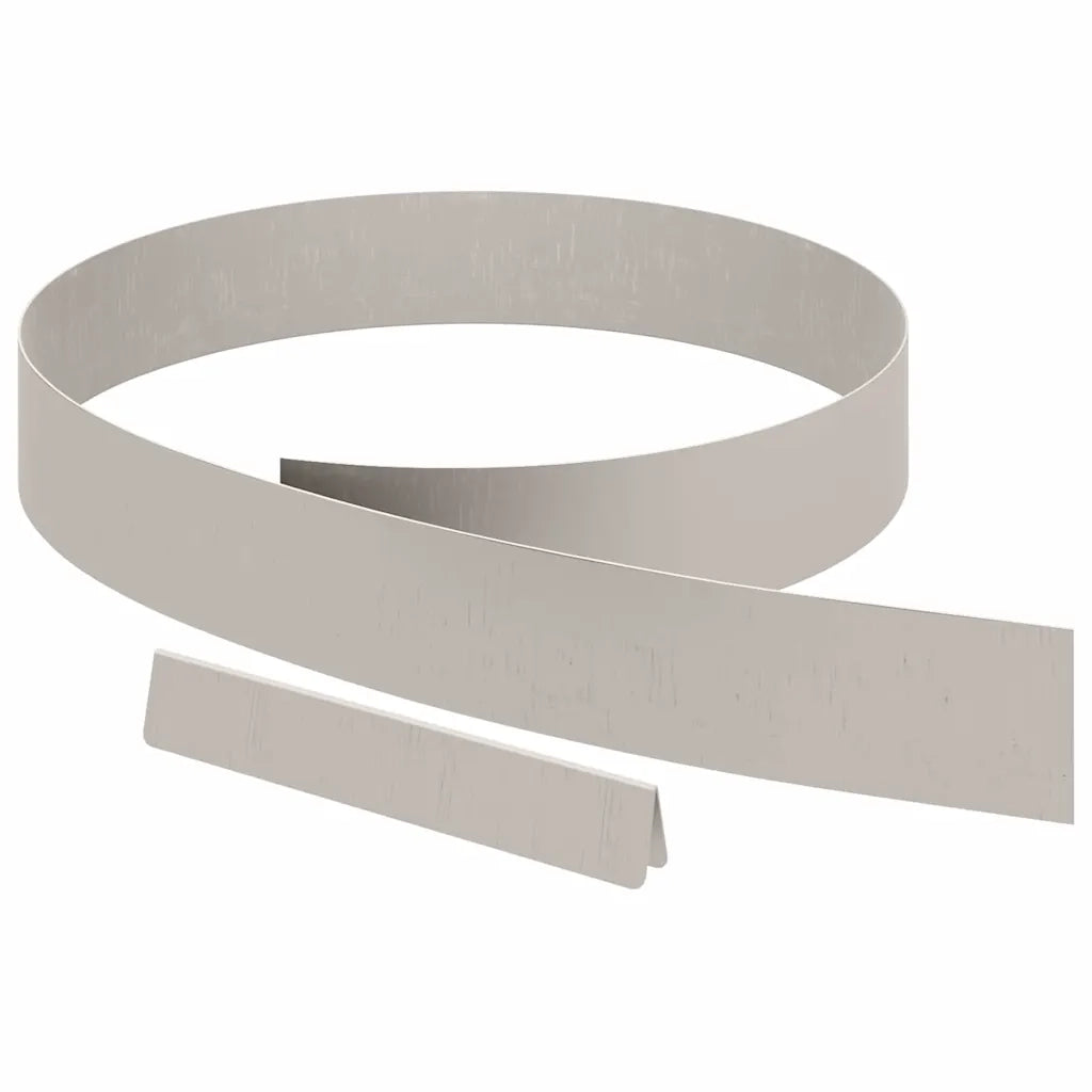 vidaXL Finitura per Prato da Giardino 4 pcs Ruggine 450 x 10 cm