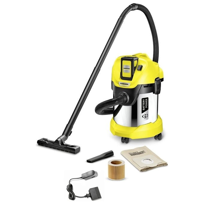 Kärcher 1.629-951.0 estrattore di polvere Nero, Giallo 17 L 300 W