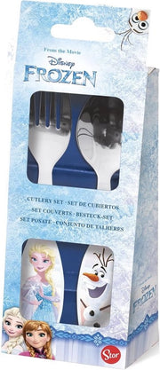 Set di Cucina Congelata – 2 pezzi, Forchetta e Cucchiaio con Lame in Acciaio Inox e Manico in Plastica