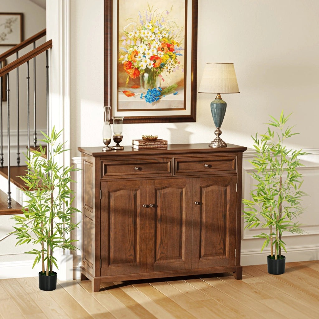 Bamb¨´ Artificiale 120cm ¨C Xylo ¨C Con Vaso Decorativo Realistico