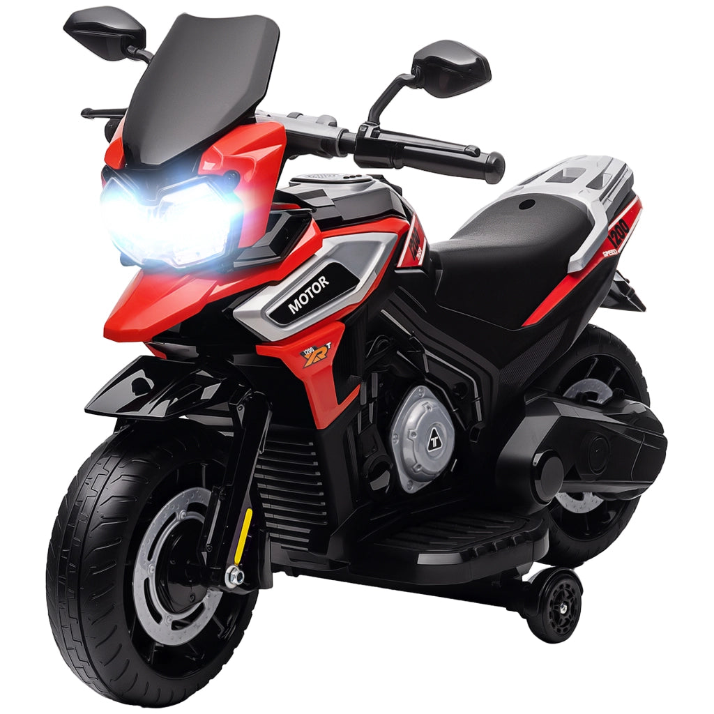 Moto elettrica per bambini ¨C zephmum ¨C Rosso, plastica, acciaio