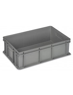 Cassa serie Europa 60x40 - H 17 cm - colore grigio - per uso industriale