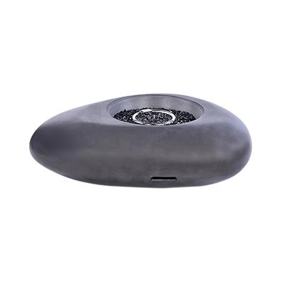 ATENA TEMPO STYLE riscaldatore per esterno a Gas Propano, Braciere da Tavolo, Braciere Basso Senza Fumo, Riscaldatore per Mobili da Patio