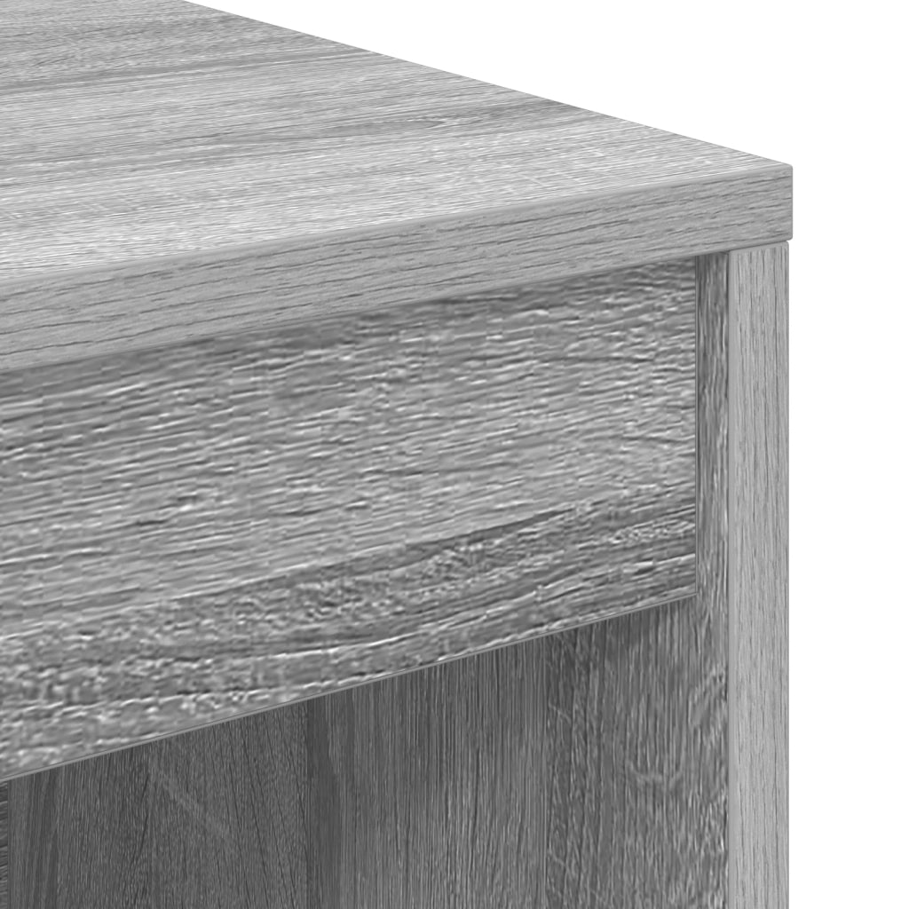 Scrivania per Computer Grigio sonoma MDF 100 x 40 x 76 cm