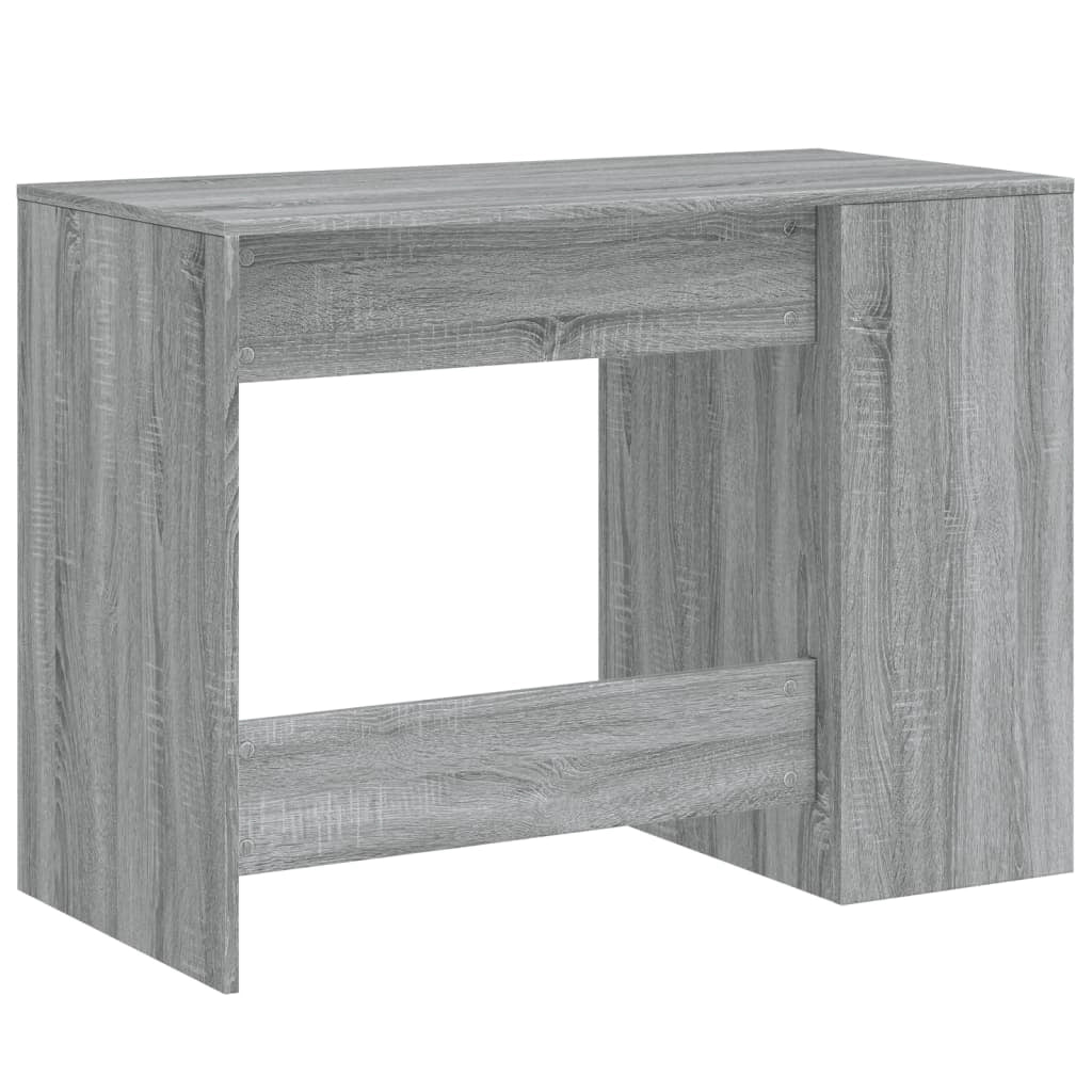 Scrivania Sonoma postazione computer mobile per computer scrivania da studio 102 x 50 x 75 cm legno ingegnerizzato grigio 02_0023944