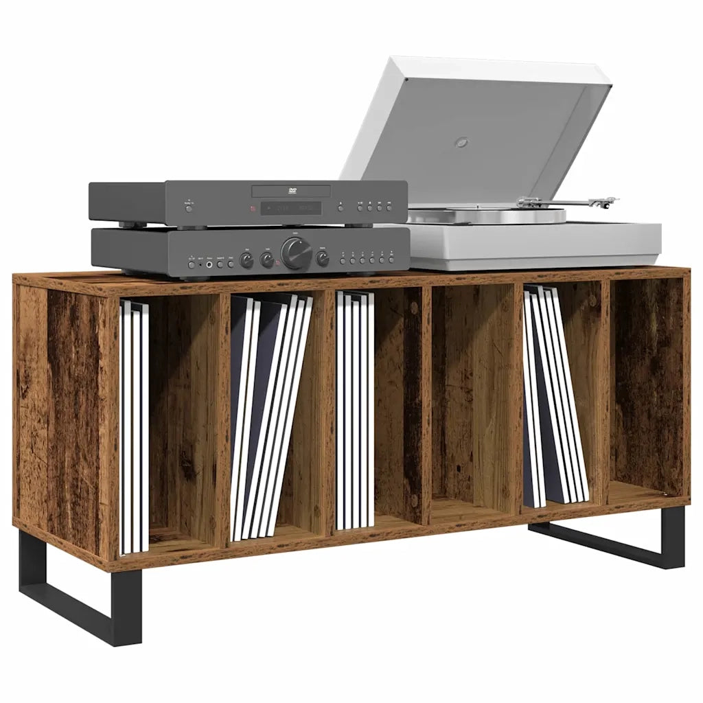 Mobile porta vinili Legno vecchio 100 x 38 x 48 cm CFW4602403