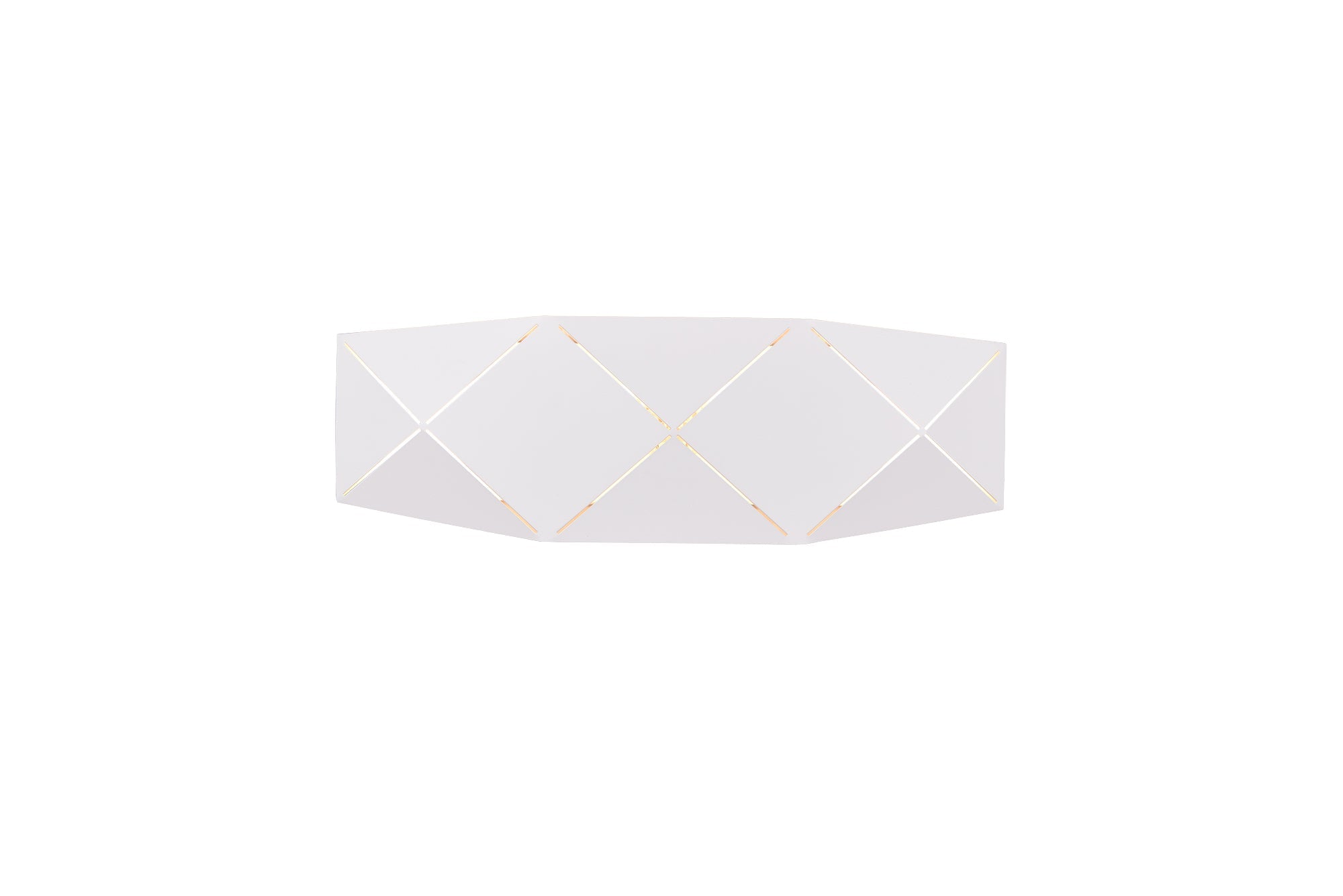 Applique da Interno a LED in Metallo Bianco Opaco