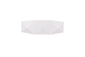 Applique da Interno a LED in Metallo Bianco Opaco