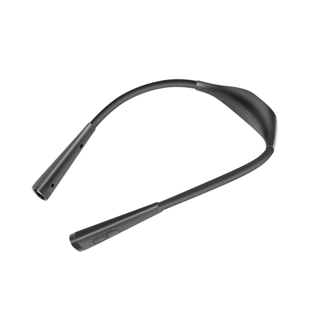 Lampada da Lettura Ricaricabile con Girocollo e Bracci Flessibili a LED Nero Partel