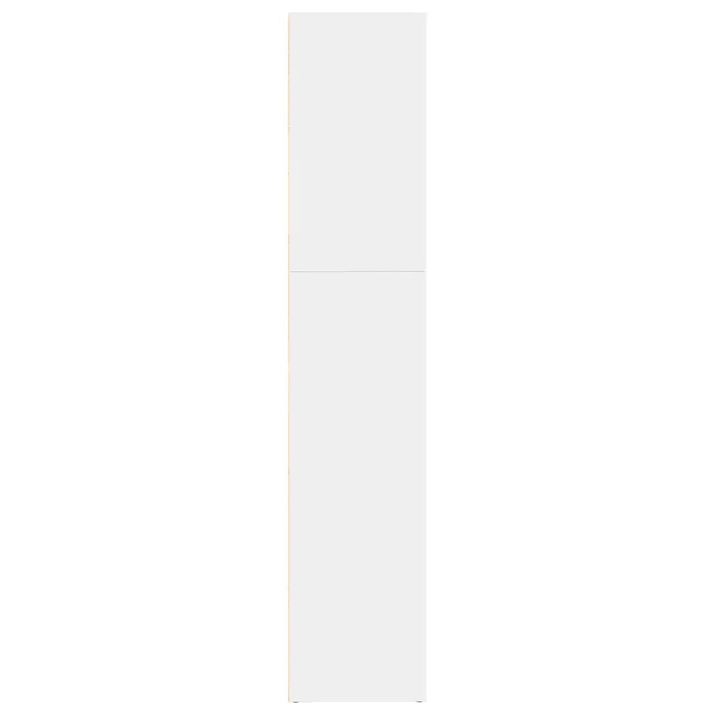 Libreria Bianca 80x30x152 cm in Legno Multistrato 857940